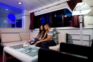 Yacht LA PERLA -  Relaxing in the Salon